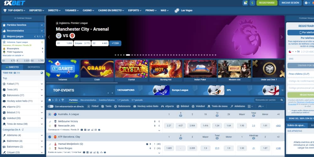 1xBet apuestas