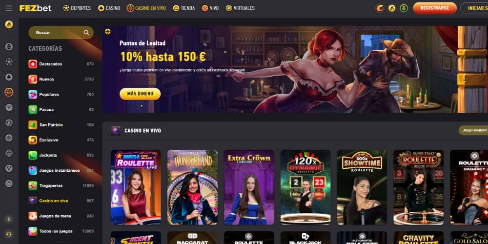 FezBet catálogo de blackjack