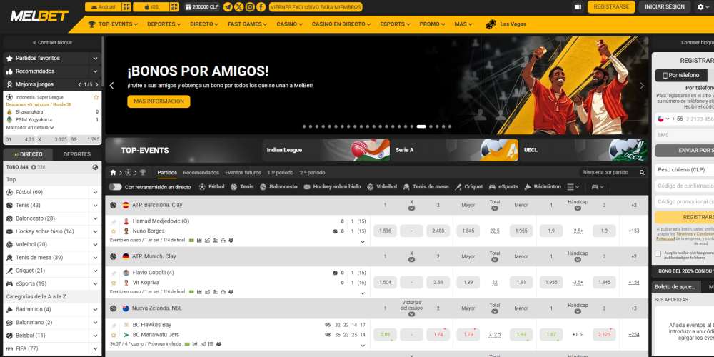MelBet apuestas